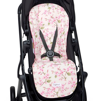 Snuggle Hunny - Cherry Blossom Universal Organic Pram Liner