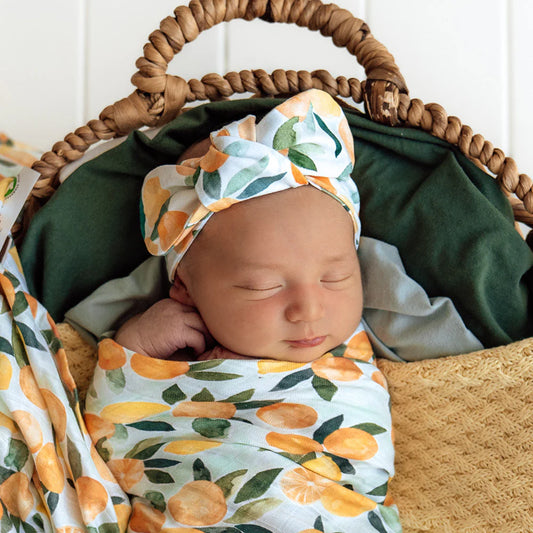 Snuggle Hunny - Citrus Squeeze Organic Topknot