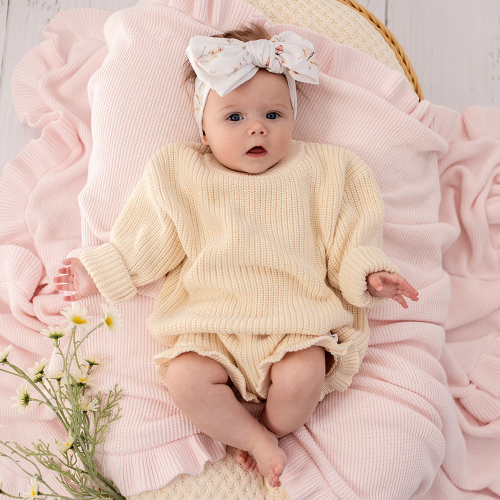 Cream Knit Bloomers lifestyle