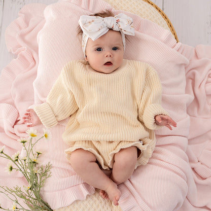Cream Knit Bloomers lifestyle
