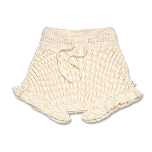 Cream Knit Bloomers flatlay