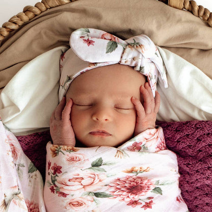 Snuggle Hunny - Birds & Blooms Organic Topknot