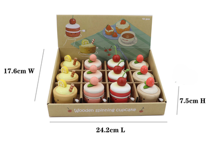 ToysLink - Wooden Wind-up Cupcakes