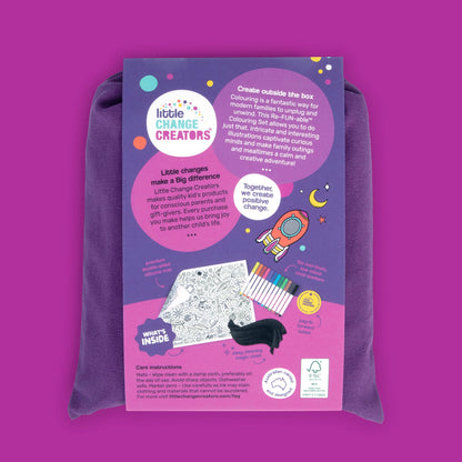 Little Change Creators - OUTER SPACE | Re-FUN-able™ Travel Activity + Play Mat