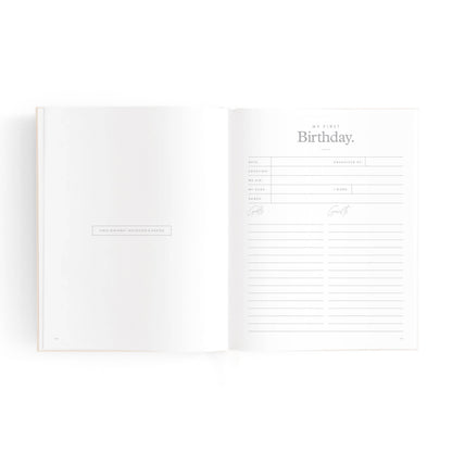Fox & Fallow - Mini Baby Book Oatmeal