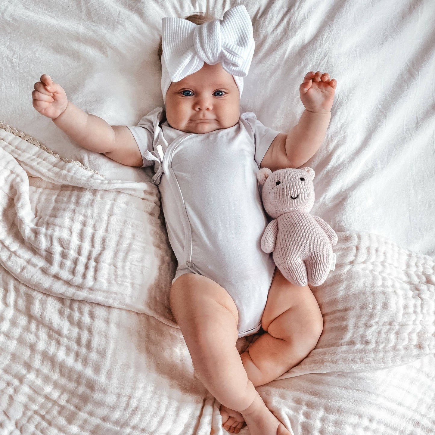 Elke & Indigo - Bamboo/Organic Cotton Willow Bodysuit - Soft Lilac