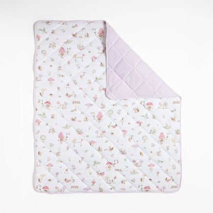 Living Textiles - Organic Reversible Cot Comforter - Whimsical Wonderland
