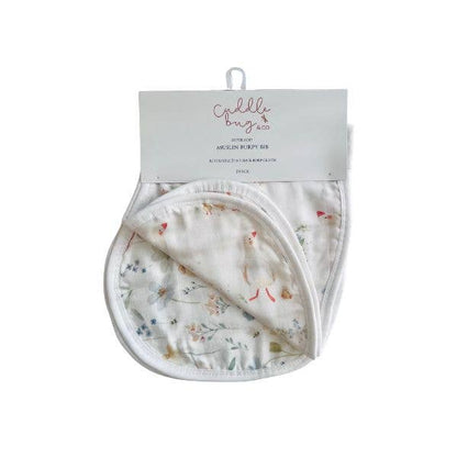 Cuddle Bug & Co - Burp Bib 2pk Goosey Gander & Meadow