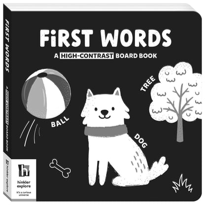 Hinkler Australia - First Words A High-Contrast Board Book