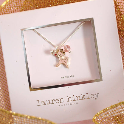 Lauren Hinkley Australia - Pink Reindeer Necklace