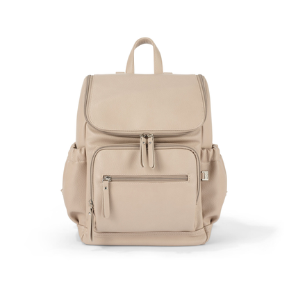 OiOi - Mini Signature Backpack - Oat Vegan Leather