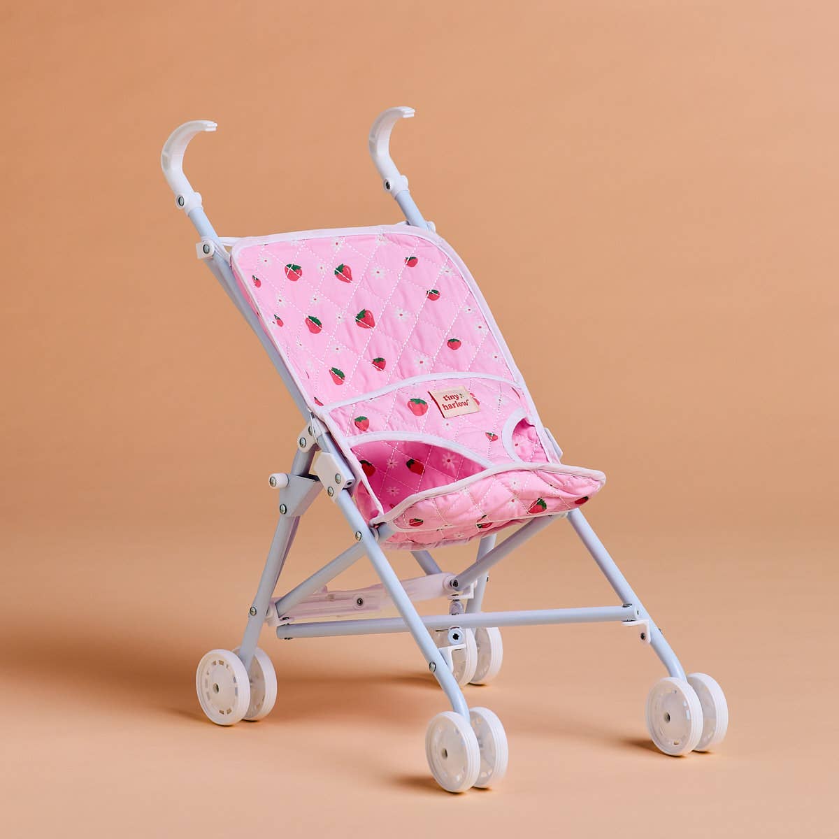 Tiny Harlow - Folding Dolls Stroller - Strawberry Picnic