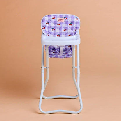 Tiny H - Tiny Harlow Doll Highchair - Cherry Gingham
