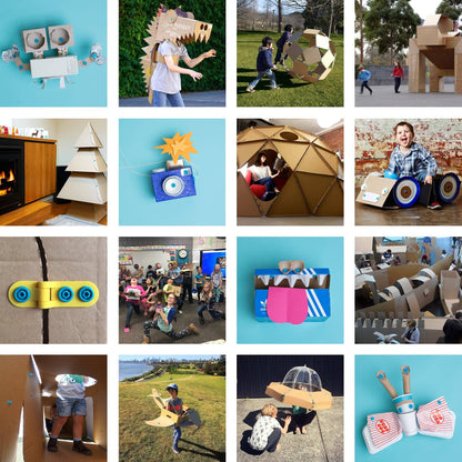 Makedo Australia - Scru 180 | Makedo Cardboard Construction Expansion Pack