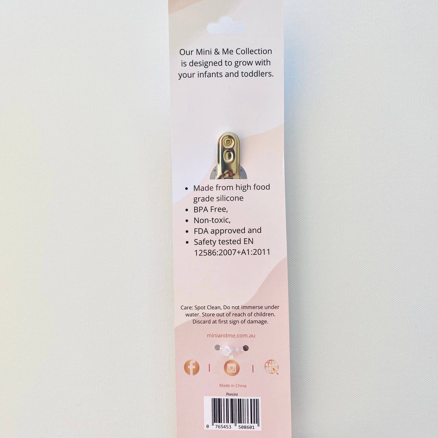 Cuddle Bug & Co - Mini & Me Luxe Dummy Chain Caramel
