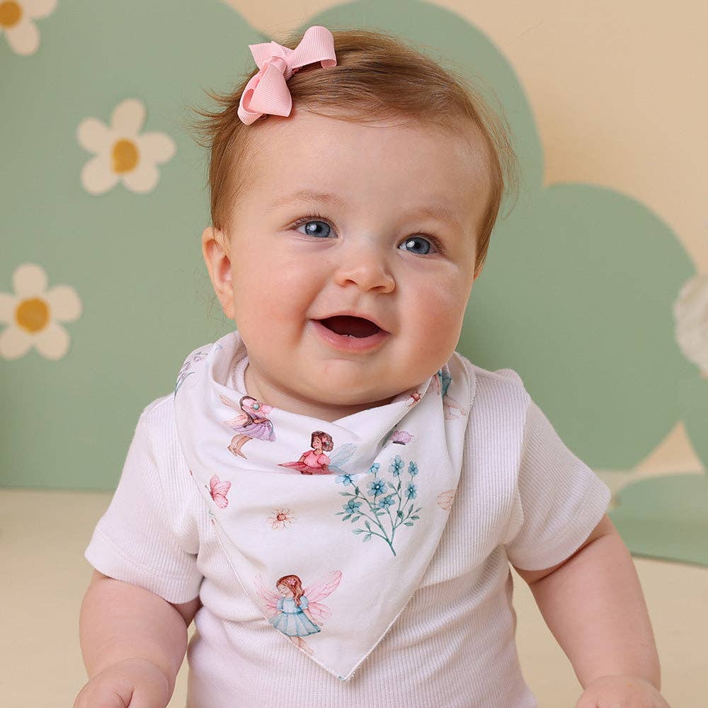 Snuggle Hunny - Fairy Garden Organic Dribble Bib