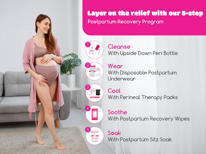 Ninja Mama - Postpartum Perineal Witch Hazel Recovery Wipes/ Pad Liners.