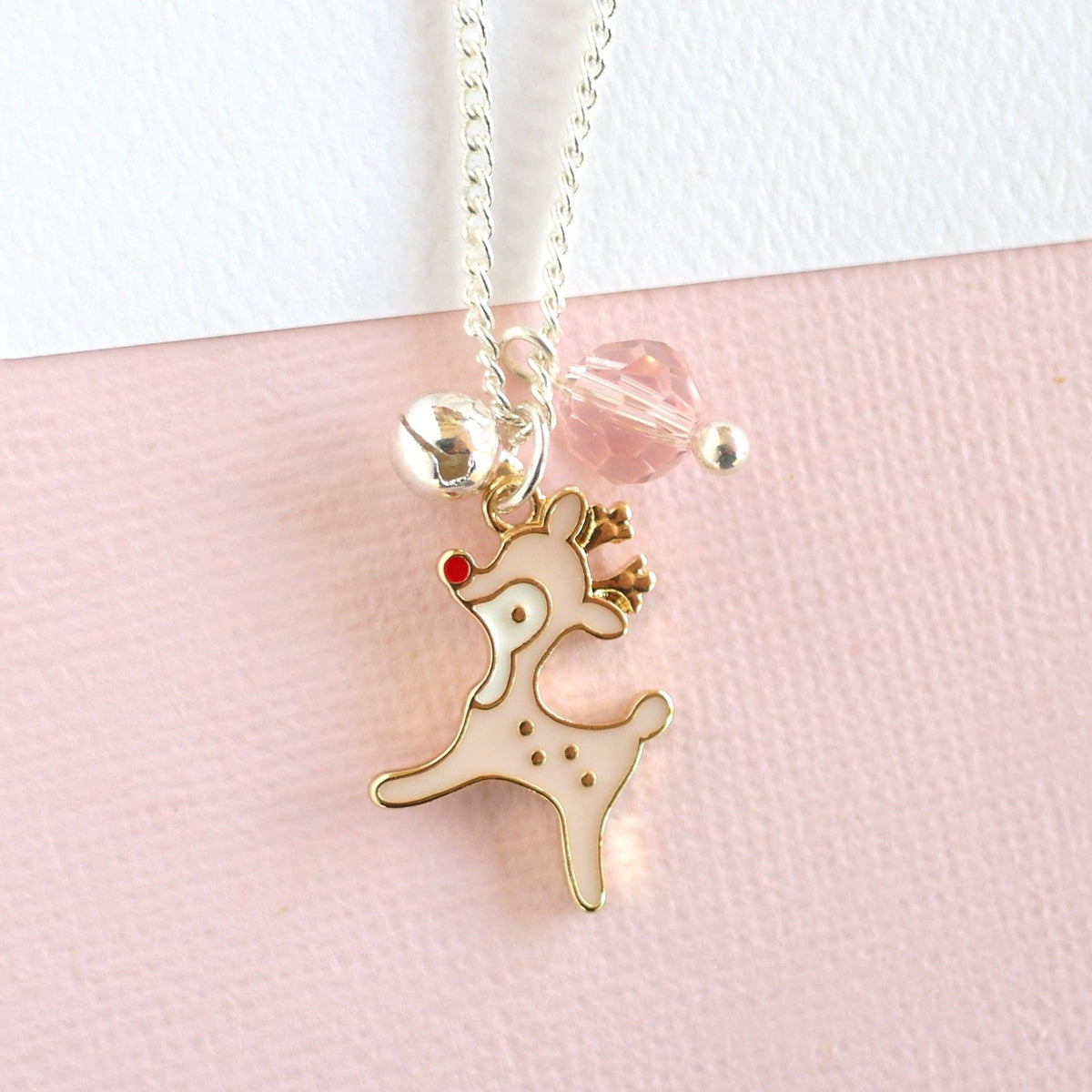 Lauren Hinkley Australia - Pink Reindeer Necklace