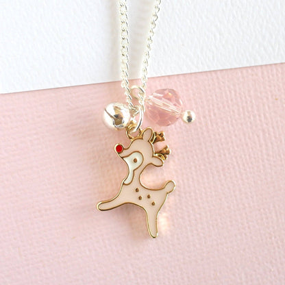 Lauren Hinkley Australia - Pink Reindeer Necklace