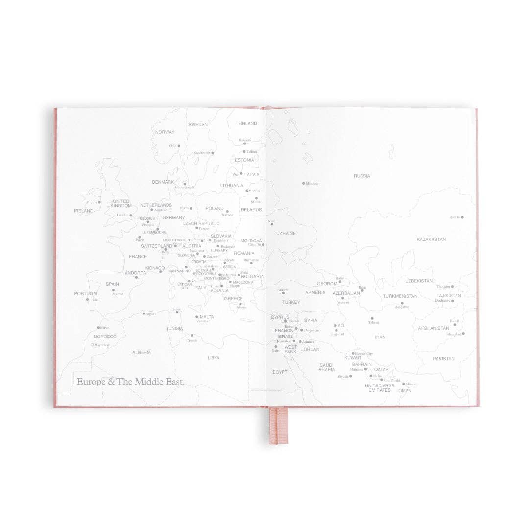 Fox & Fallow - The Traveller Mini Travel Diary - Dusty Rose