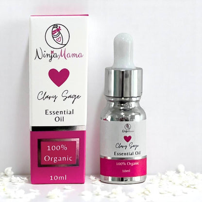 Ninja Mama - Ninja Mama Australian Made 100% Organic Clary Sage Essential Oil Dropper - 10 ml