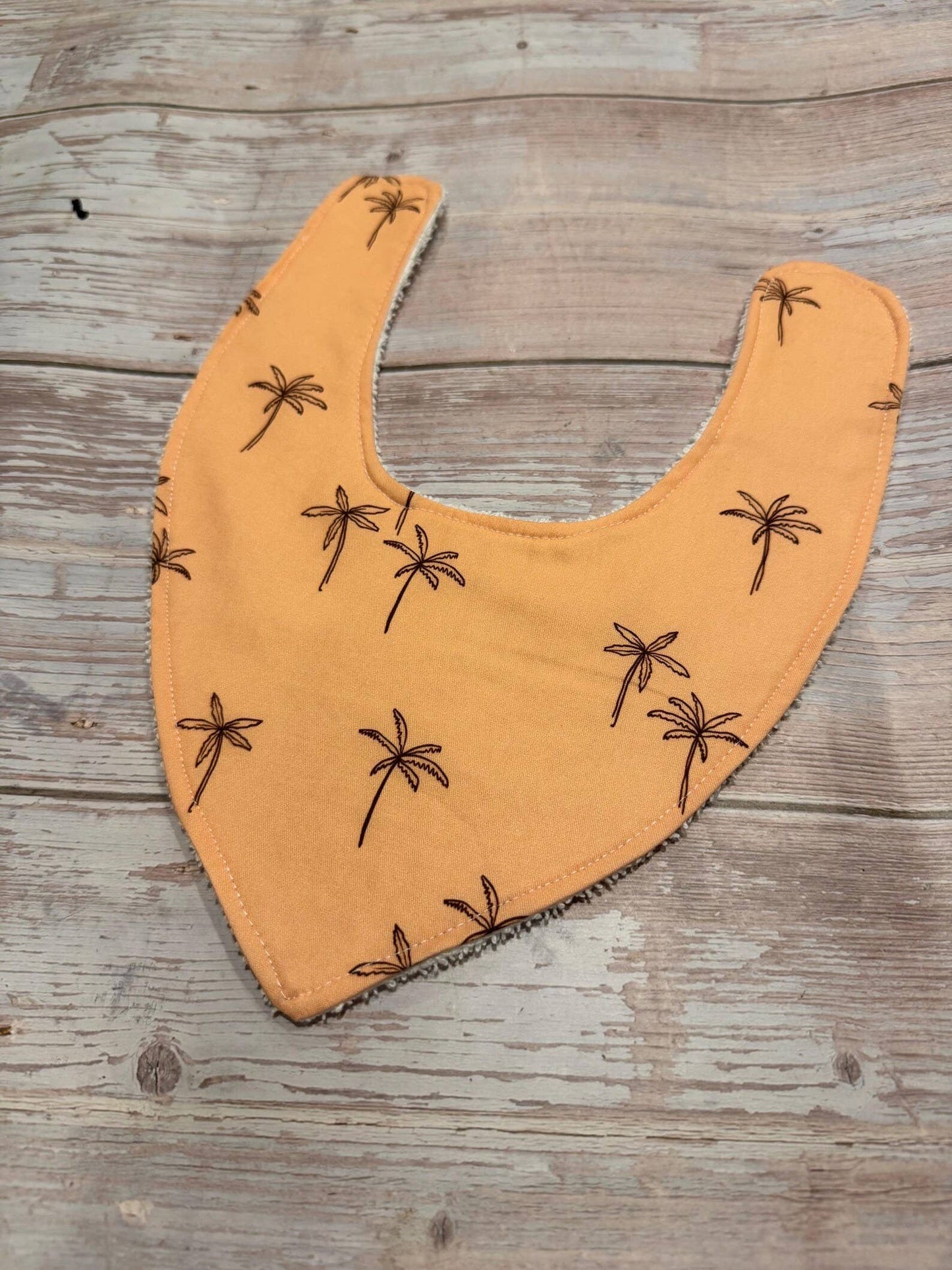 Finished with a Kiss - Baby Bib - Dribble Bib - Palms