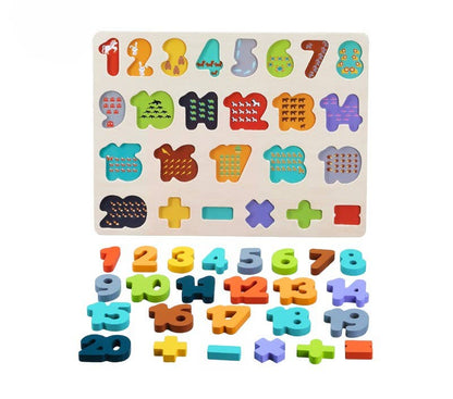 ToysLink - Wooden Chunky Numbers Puzzle