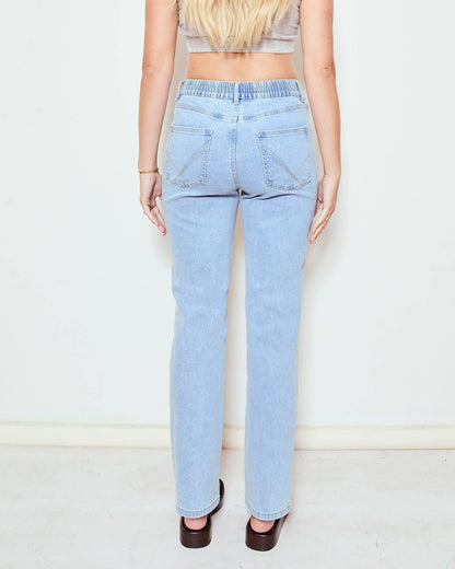 Soon Maternity - High Rise Straight Leg Jeans