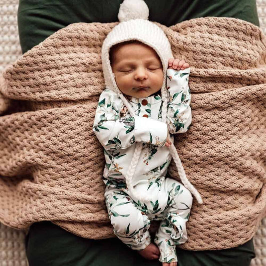 Snuggle Hunny - Eucalypt Organic Growsuit