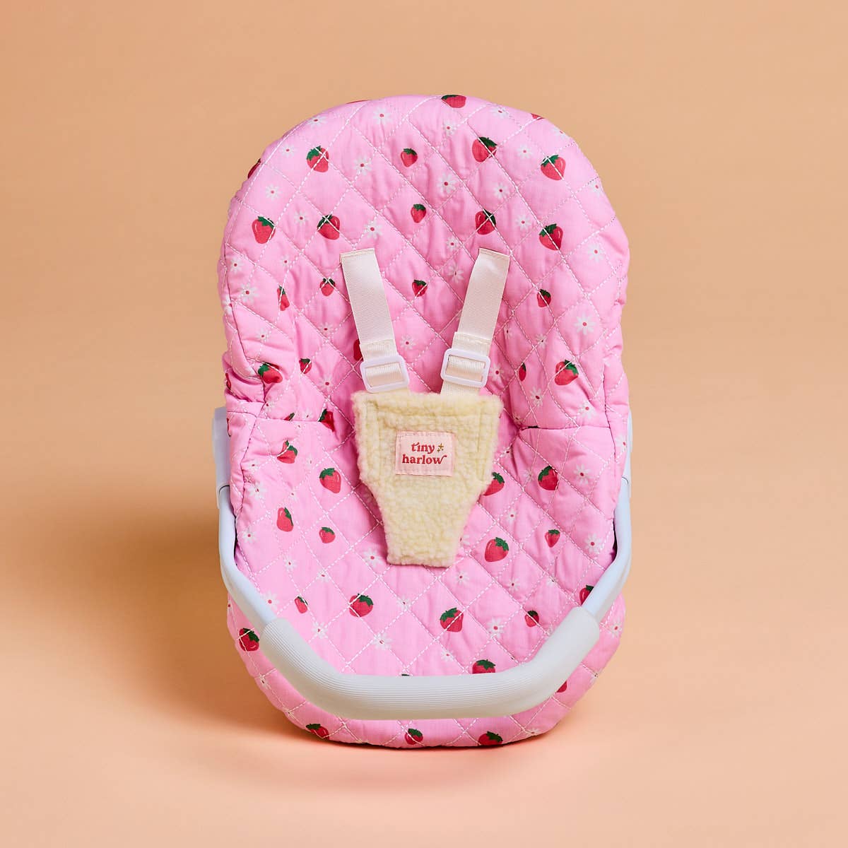 Tiny Harlow - Dolls Car Seat Capsule - Strawberry Picnic