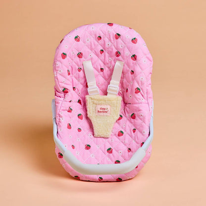 Tiny Harlow - Dolls Car Seat Capsule - Strawberry Picnic