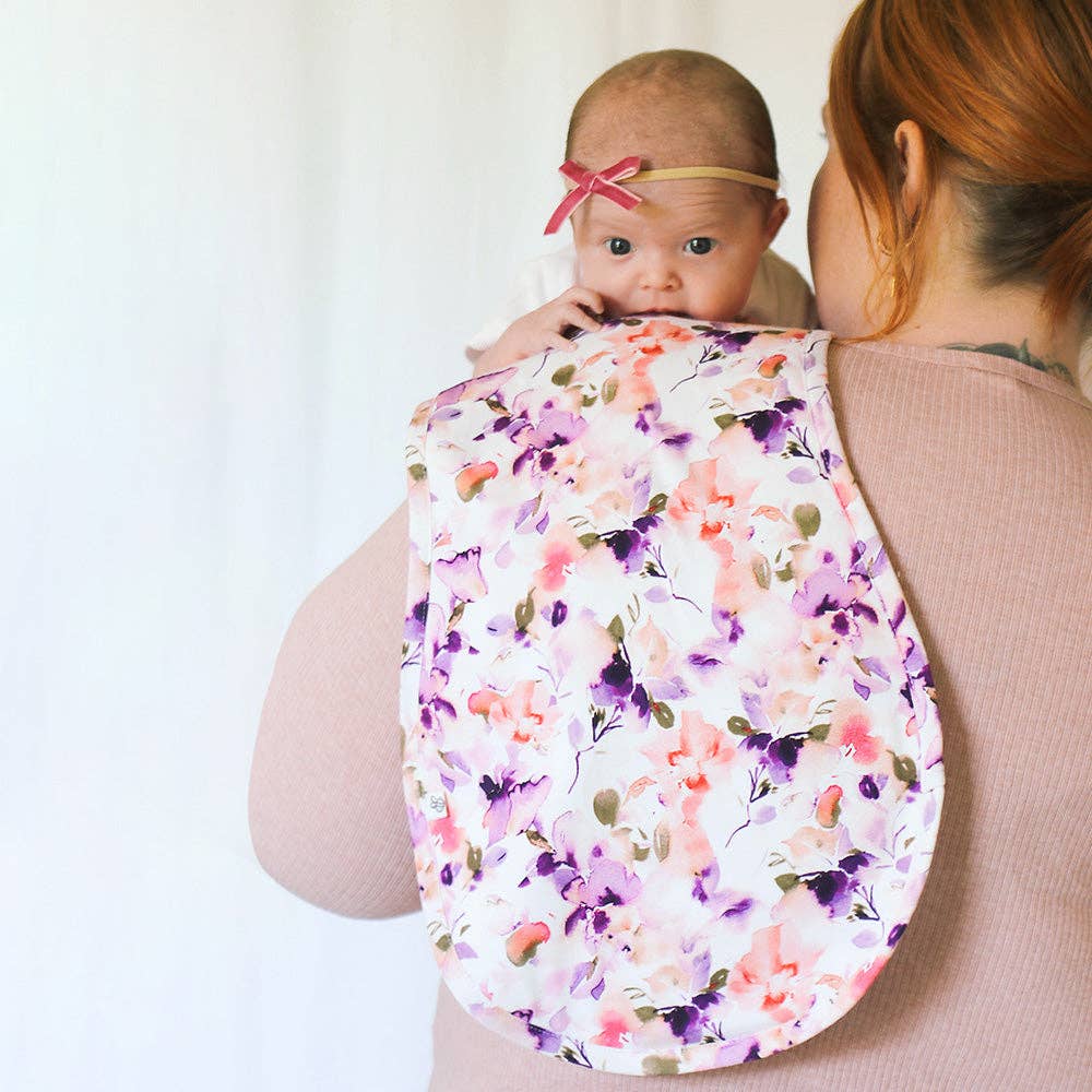 Snuggle Hunny - Blushing Beauty Organic Cotton Burp Cloth