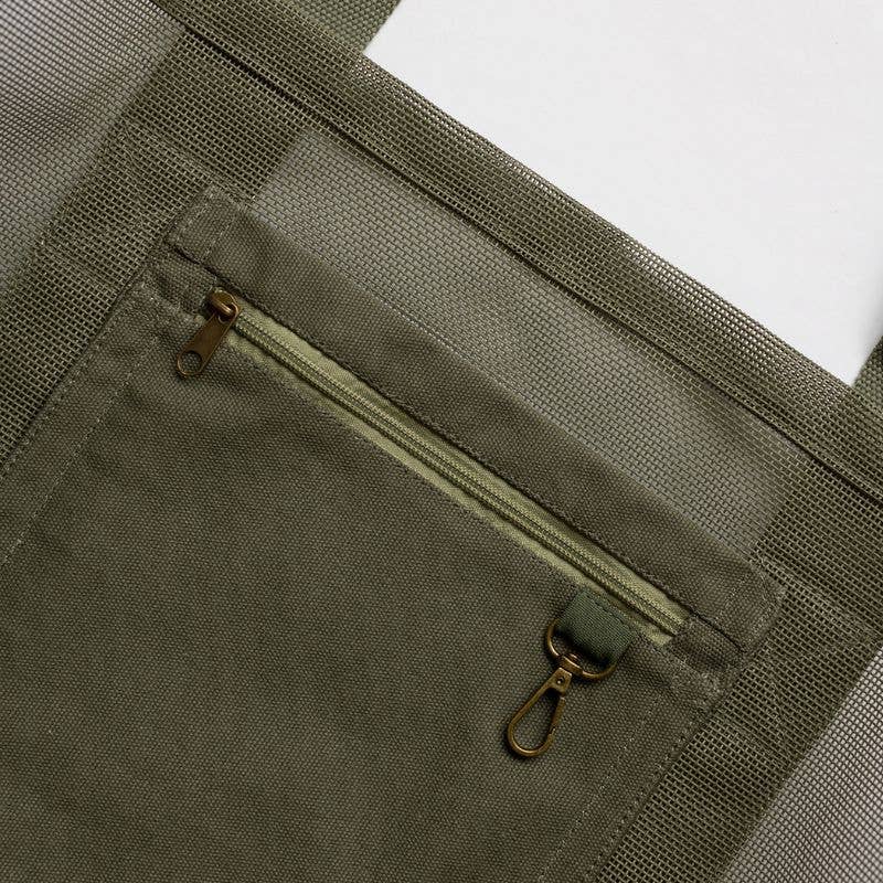 Sande™ AU - Beach Hauler™ Mesh Beach Bag - Pandanus