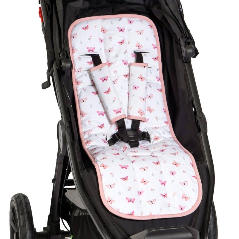 All4Ella - Reversible Harness Covers - Sweet Butterfly