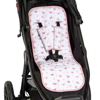 All4Ella - Reversible Harness Covers - Sweet Butterfly