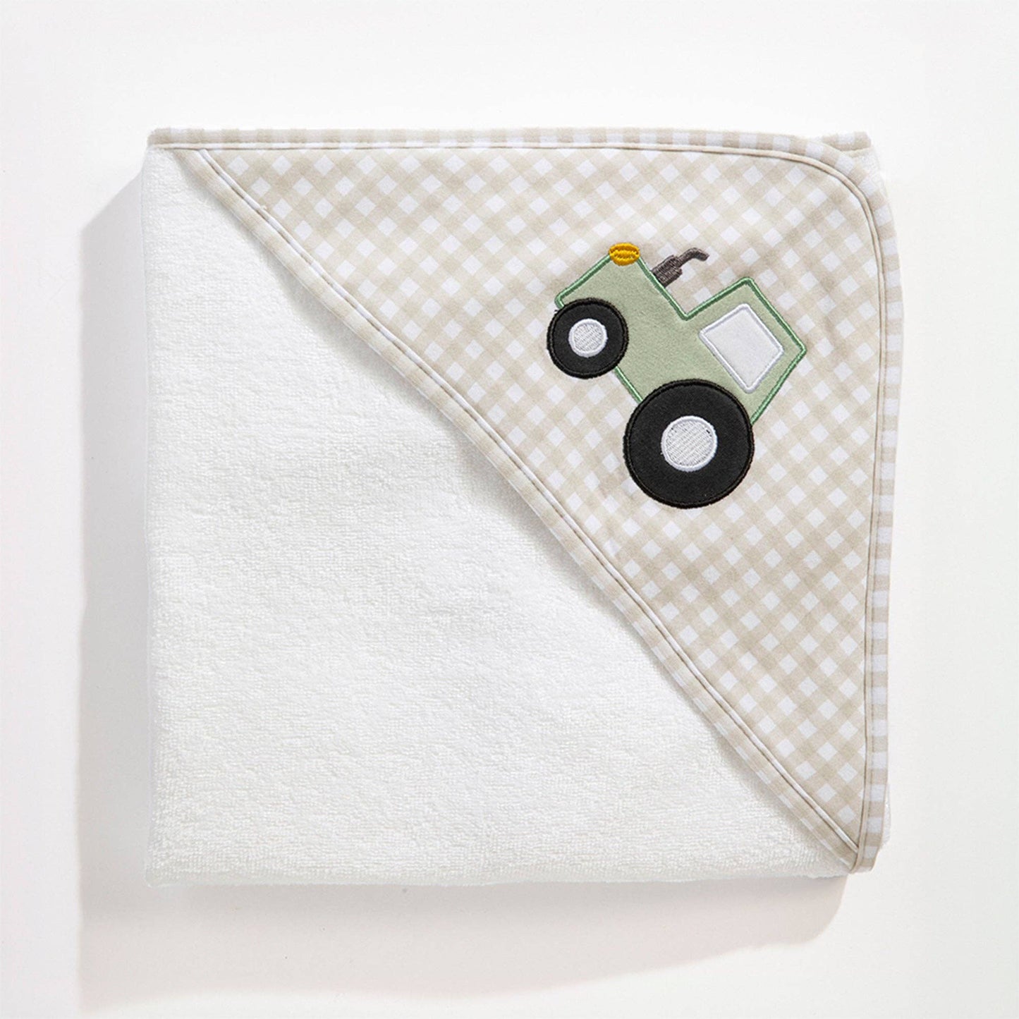 Living Textiles - Hooded Towel - Tractor Ride