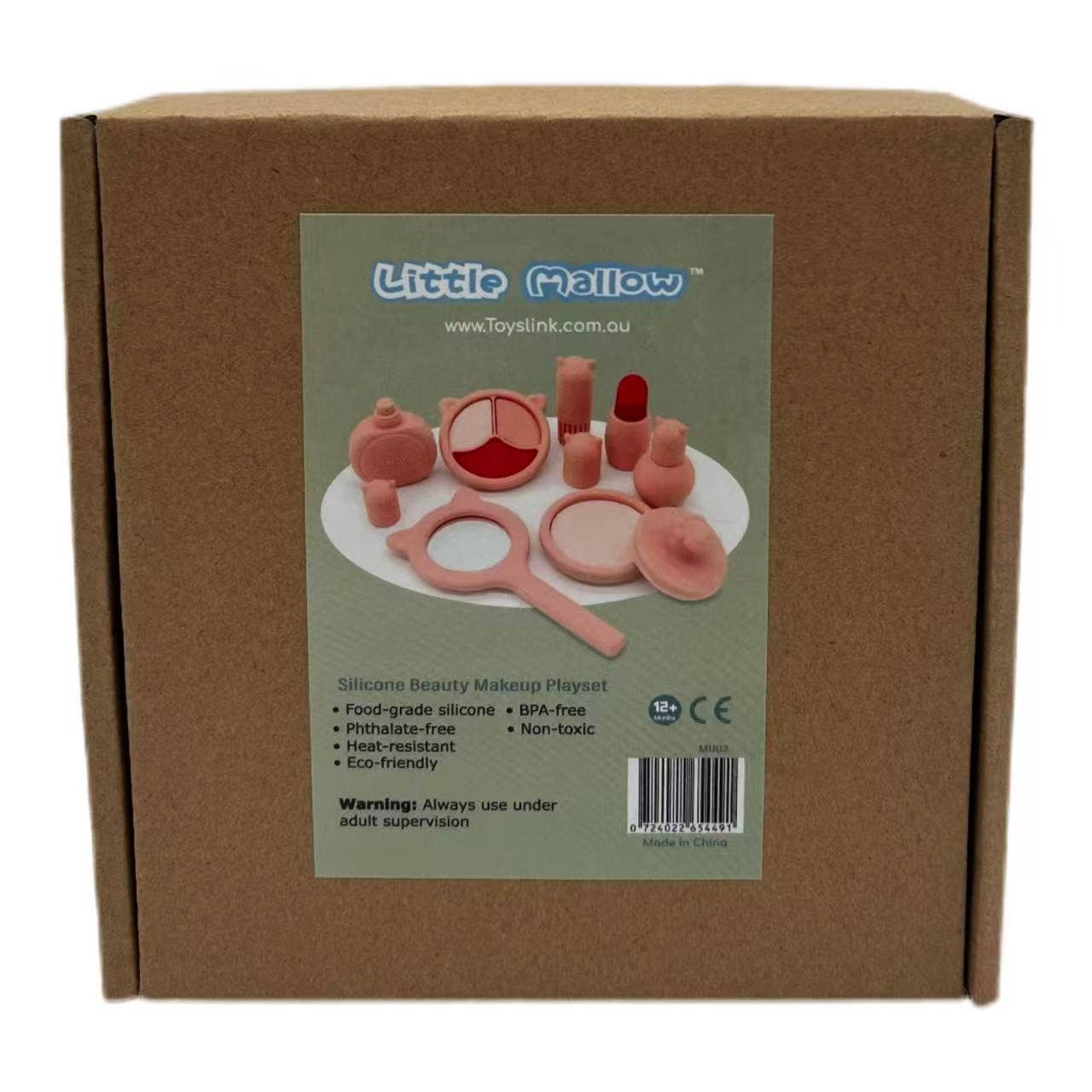 ToysLink - Pink Silicone Makeup Playset Kit