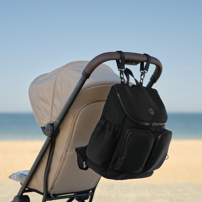 OiOi - Signature Nappy Backpack - Black Neoprene