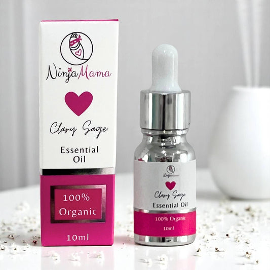 Ninja Mama - Ninja Mama Australian Made 100% Organic Clary Sage Essential Oil Dropper - 10 ml