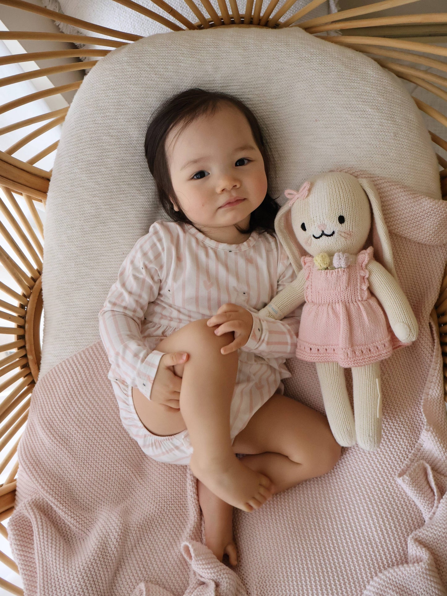 Elke & Indigo - Bamboo/Organic Cotton Romper - Bunny Love