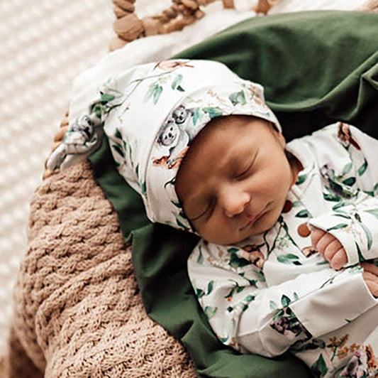 Snuggle Hunny - Eucalypt Organic Knotted Beanie