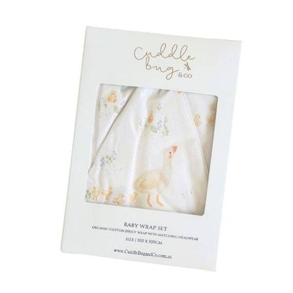 Organic Jersey Baby Wrap Set Goosey Gander