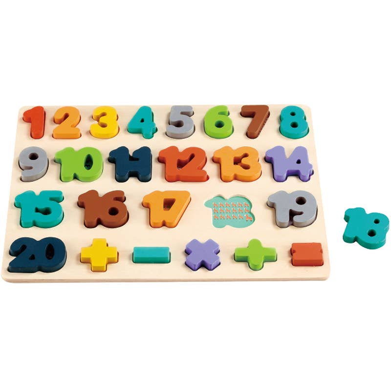 ToysLink - Wooden Chunky Numbers Puzzle