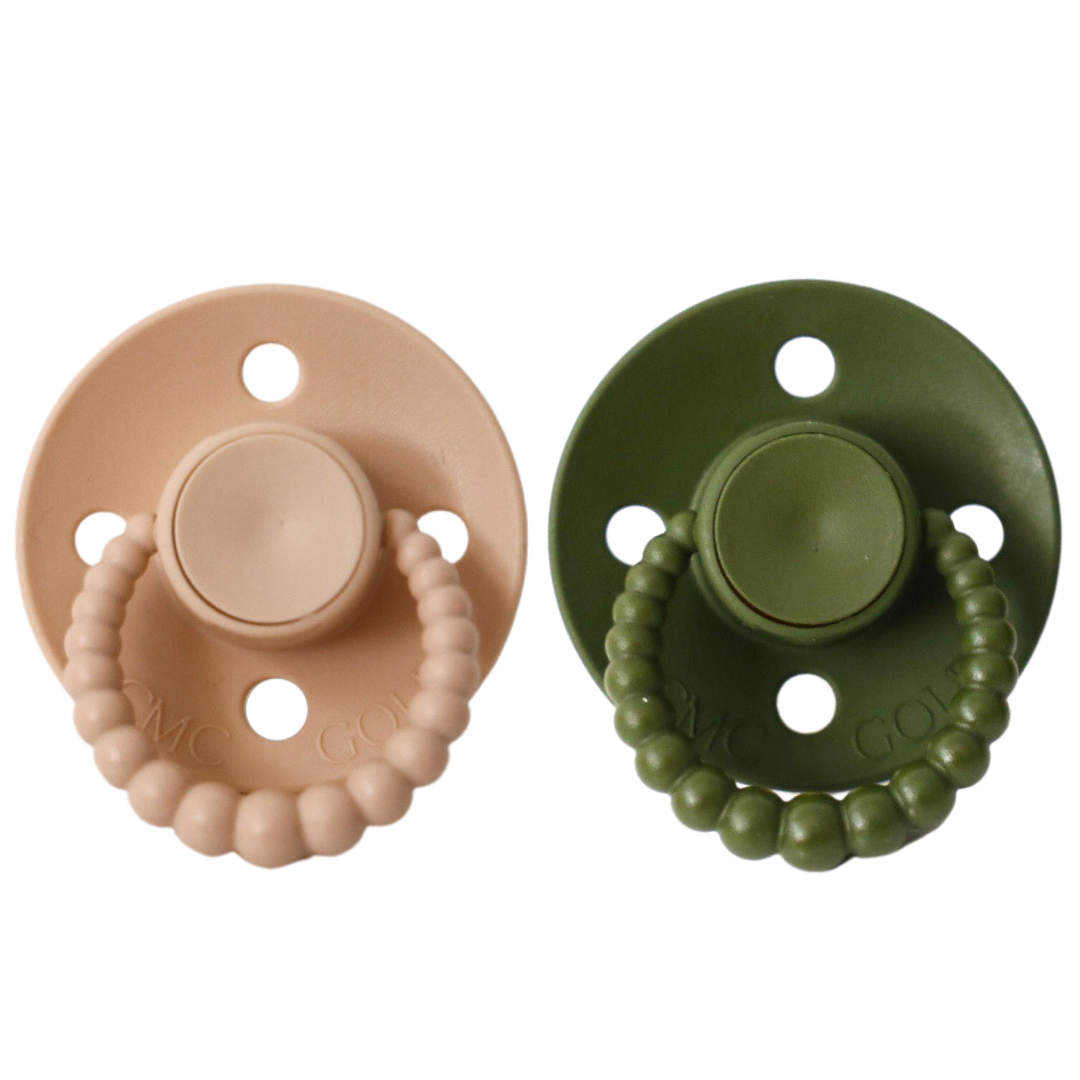 CMC Dummies - 'Bubble' Olive + Croissant