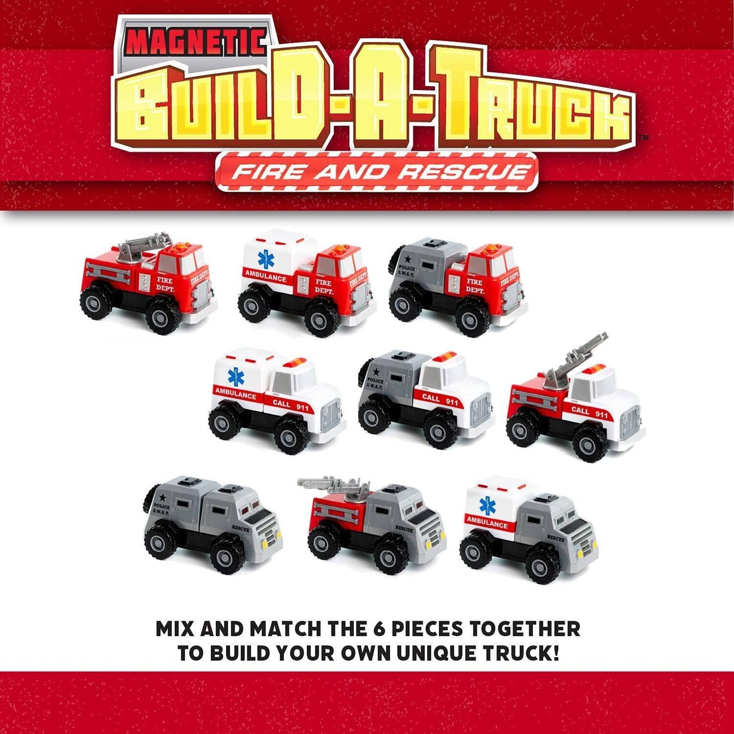 Leisure Learning Pty Ltd - Magnetic: Build A Truck Rescue