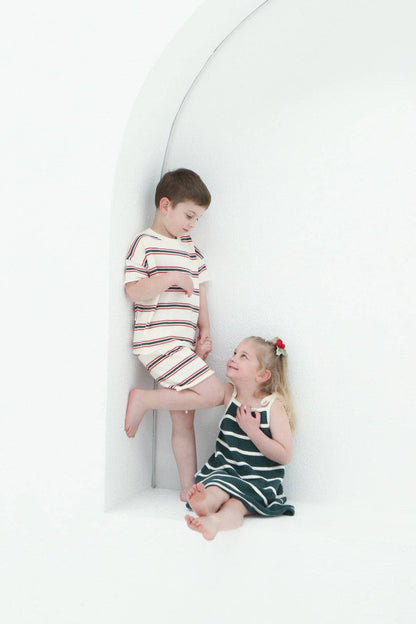 FRECKLES the label - Pre-Order Retro Stripe Knit SET | Double Stripe
