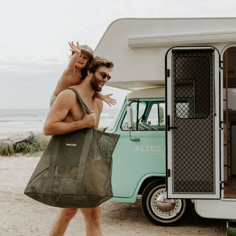 Sande™ AU - Beach Hauler™ Mesh Beach Bag - Pandanus