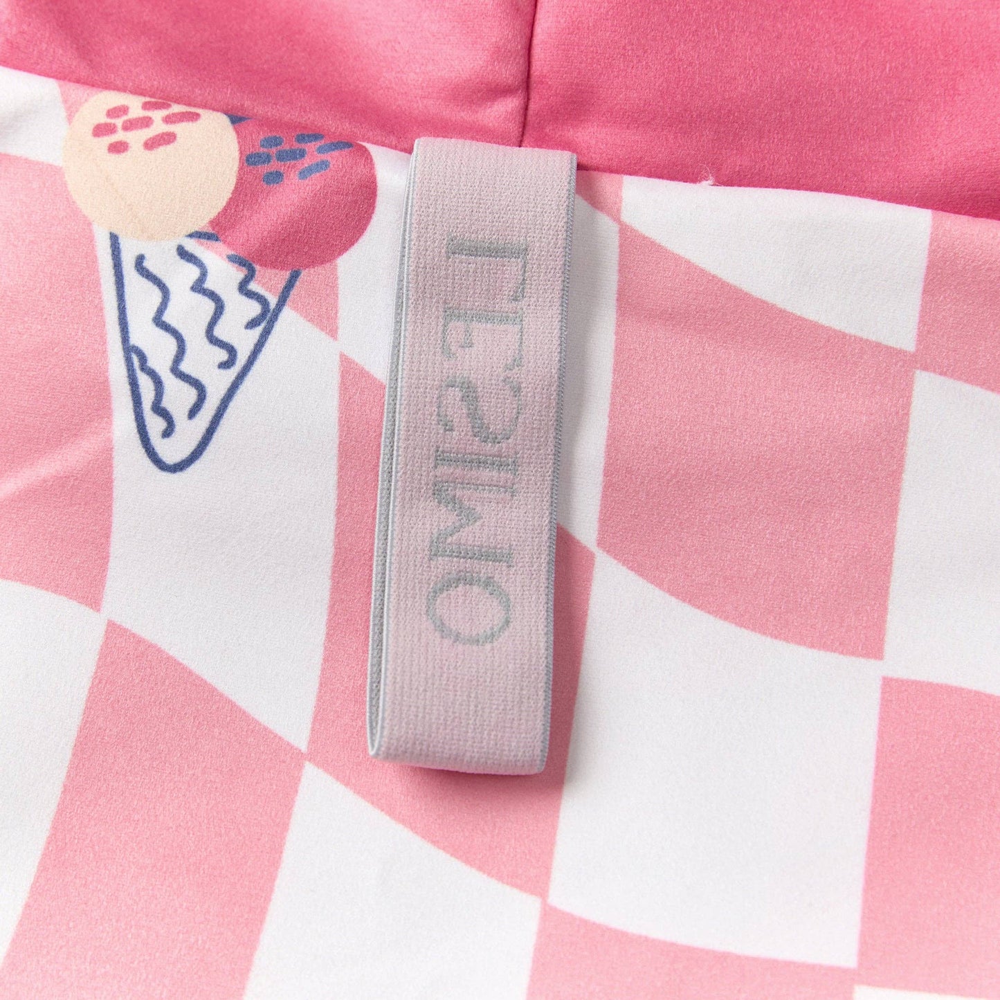 LESIMO - Sand Free Kids Hooded Towel - Ice Cream
