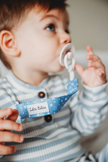 Zebra Babies - Dummy Clip - Flexi Ribbon