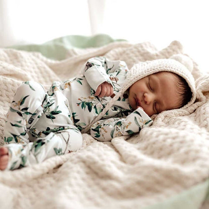 Snuggle Hunny Eucalypt Organic Growsuit